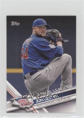 2017 Topps Mini - [Base] #162 - League Leaders - Jon Lester