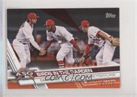 Randal Grichuk, Dexter Fowler, Stephen Piscotty #/25