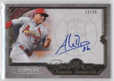 2017 Topps Museum Collection - Archival Autographs - Gold #AA-ADI - Aledmys Diaz /25