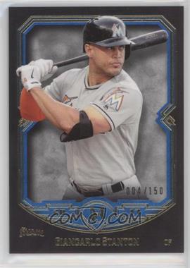 2017 Topps Museum Collection - [Base] - Sapphire Blue #17 - Giancarlo Stanton /150
