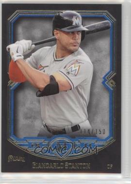 2017 Topps Museum Collection - [Base] - Sapphire Blue #17 - Giancarlo Stanton /150