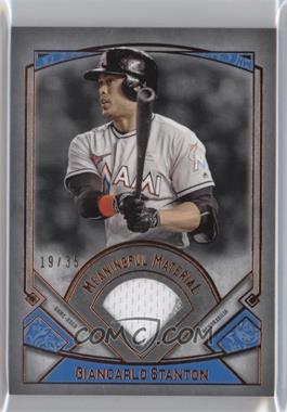 2017 Topps Museum Collection - Meaningful Material Relics - Copper #MR-GST - Giancarlo Stanton /35