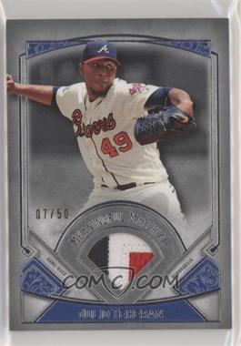 2017 Topps Museum Collection - Meaningful Material Relics #MR-JT - Julio Teheran /50