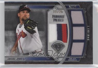 2017 Topps Museum Collection - Primary Pieces Single Player Legends Quad Relics #SPQ-JS - John Smoltz /25