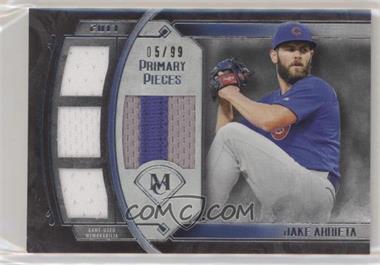 2017 Topps Museum Collection - Primary Pieces Single Player Quad Relics #SPR-JA - Jake Arrieta /99