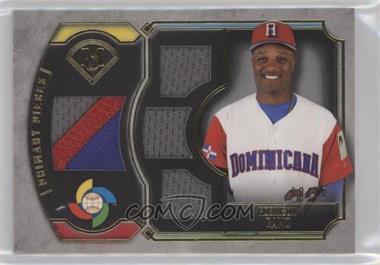 2017 Topps Museum Collection - Primary Pieces Single Player WBC Quad Relics - Gold #WBCQR-RC - Robinson Cano /10