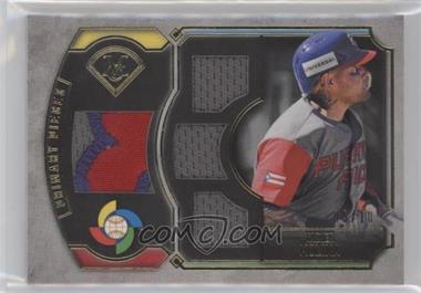 2017 Topps Museum Collection - Primary Pieces Single Player WBC Quad Relics - Gold #WBCQR-YM - Yadier Molina /10