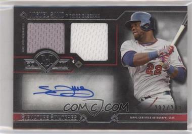 2017 Topps Museum Collection - Signature Swatches Single Player Dual Relic Autographs #DRA-MSA - Miguel Sano /299