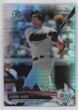 2017 Topps National Convention - Bowman Chrome - Prism Refractor #BNR-AJ - Aaron Judge