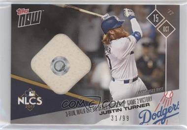 2017 Topps Now - Topps Online Exclusive [Base] - Base Relics #767A - NLCS - Justin Turner /99