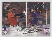 Carlos Correa, Charlie Blackmon #/283