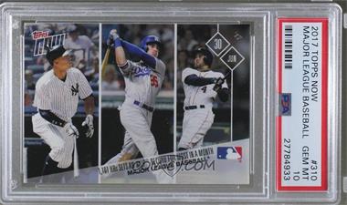 2017 Topps Now - Topps Online Exclusive [Base] #310 - 1,101 HRs Sets an MLB Record… /1247 [PSA 10 GEM MT]