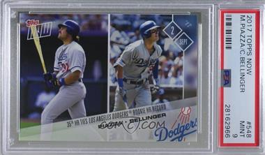 2017 Topps Now - Topps Online Exclusive [Base] #548 - Mike Piazza, Cody Bellinger /1402 [PSA 9 MINT]