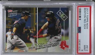2017 Topps Now - Topps Online Exclusive [Base] #612 - Boston Red Sox Team /241 [PSA 9 MINT]