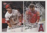 Mike Trout, Kole Calhoun #/356