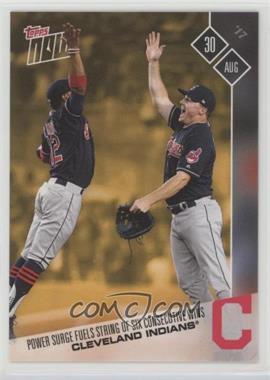 2017 Topps Now - Topps Online Exclusive Players Weekend Bonus #PWB-02 - Cleveland Indians Team