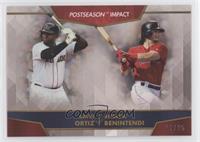 David Ortiz, Andrew Benintendi #/25