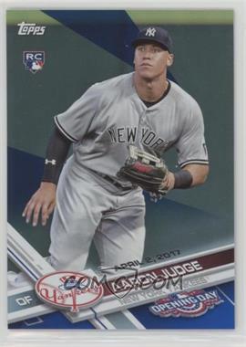2017 Topps Opening Day - [Base] - Rainbow Blue Foil #147 - Aaron Judge