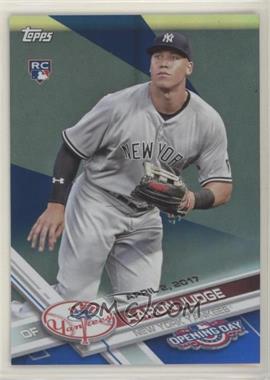 2017 Topps Opening Day - [Base] - Rainbow Blue Foil #147 - Aaron Judge - Courtesy of COMC.com