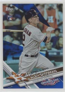 2017 Topps Opening Day - [Base] - Rainbow Blue Foil #19 - Alex Bregman