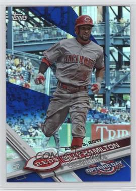 2017 Topps Opening Day - [Base] - Rainbow Blue Foil #199 - Billy Hamilton