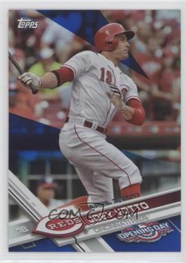 2017 Topps Opening Day - [Base] - Rainbow Blue Foil #33 - Joey Votto