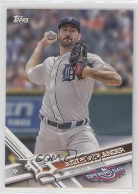 2017 Topps Opening Day - [Base] #151.1 - Justin Verlander (Pitching)