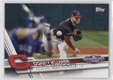 2017 Topps Opening Day - [Base] #63.1 - Corey Kluber (Pitching)