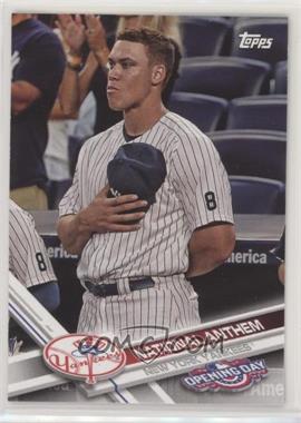 2017 Topps Opening Day - National Anthem #NA-20 - Aaron Judge - Courtesy of COMC.com