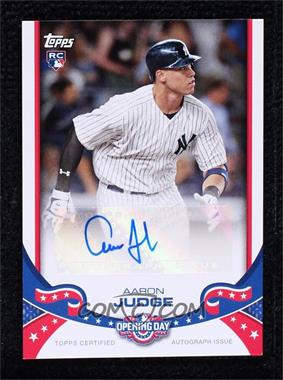 2017 Topps Opening Day - Opening Day Autographs #ODA-AJ - Aaron Judge