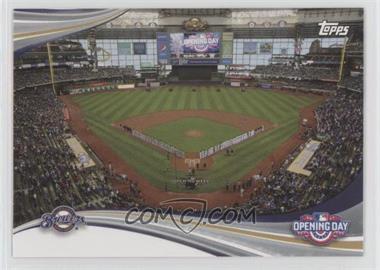 2017 Topps Opening Day - Opening Day #ODB-4 - Milwaukee Brewers
