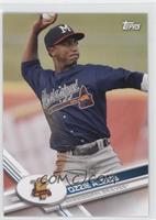 SP - Image Variation - Ozzie Albies (Throwing - Wearing Cap)