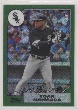 2017 Topps Silver Pack 1987 Design Chrome - [Base] - Green #87-YM - Yoan Moncada /175