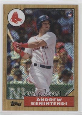 2017 Topps Silver Pack 1987 Design Chrome - [Base] #87-AB - Andrew Benintendi