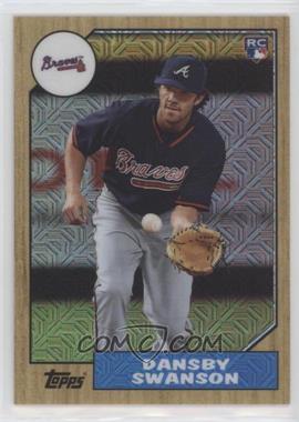 2017 Topps Silver Pack 1987 Design Chrome - [Base] #87-DS - Dansby Swanson