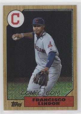 2017 Topps Silver Pack 1987 Design Chrome - [Base] #87-FL - Francisco Lindor