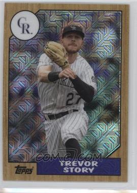 2017 Topps Silver Pack 1987 Design Chrome - [Base] #87-TS - Trevor Story