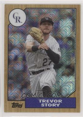 2017 Topps Silver Pack 1987 Design Chrome - [Base] #87-TS - Trevor Story