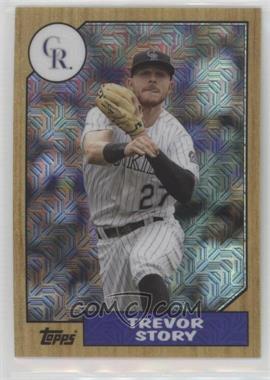 2017 Topps Silver Pack 1987 Design Chrome - [Base] #87-TS - Trevor Story