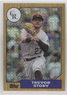 2017 Topps Silver Pack 1987 Design Chrome - [Base] #87-TS - Trevor Story