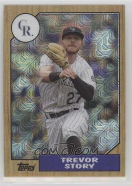 2017 Topps Silver Pack 1987 Design Chrome - [Base] #87-TS - Trevor Story