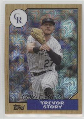 2017 Topps Silver Pack 1987 Design Chrome - [Base] #87-TS - Trevor Story