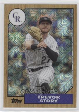 2017 Topps Silver Pack 1987 Design Chrome - [Base] #87-TS - Trevor Story