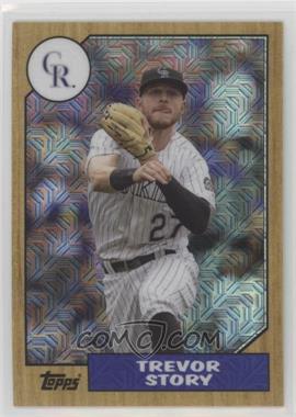 2017 Topps Silver Pack 1987 Design Chrome - [Base] #87-TS - Trevor Story