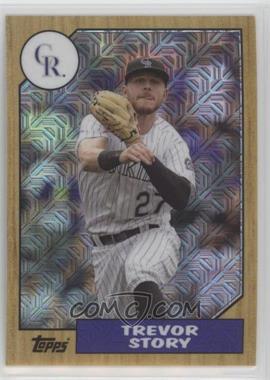 2017 Topps Silver Pack 1987 Design Chrome - [Base] #87-TS - Trevor Story