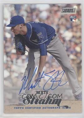 2017 Topps Stadium Club - Autographs - Rainbow Foil #SCA-MSM - Matt Strahm /10