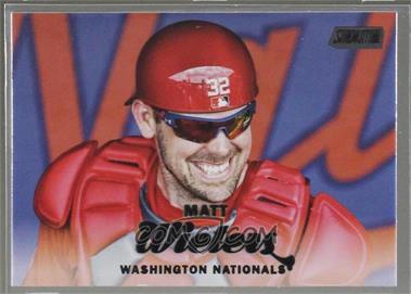 2017 Topps Stadium Club - [Base] - Black Foil #90 - Matt Wieters