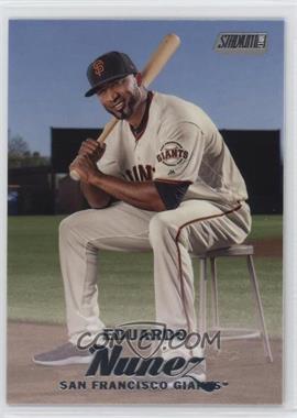 2017 Topps Stadium Club - [Base] #75.2 - SP Image Variation - Eduardo Nunez (Sitting)