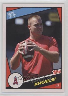 2017 Topps Throwback Thursday #TBT - Online Exclusive [Base] #119 - 1984 Topps Football Design - Mike Trout /892