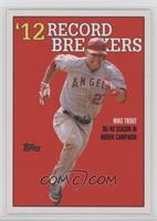 1988 Topps Baseball Record Breakers Design - Mike Trout #/1,166
